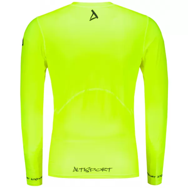  Hochwertiges funktionelles Kompressions-T-Shirt für Herren ALTISPORT VOJ/ALM000TR03 NEON GELB 