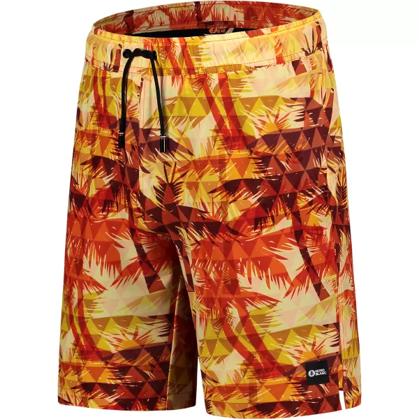  Badeshorts für Herren NORDBLANC ATLANTIC NBSPM8020 BRAUN/GRAU 