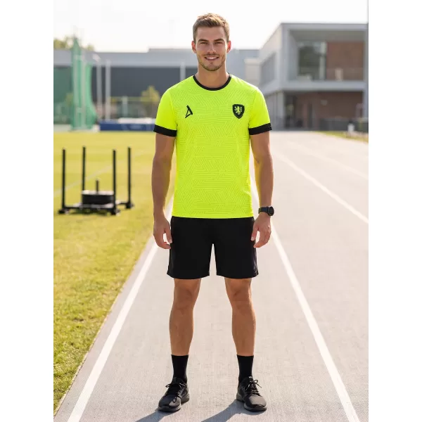  Funktionelles Premium-T-Shirt für Herren ALTISPORT VOJ/ALM040TR01 NEON GELB 