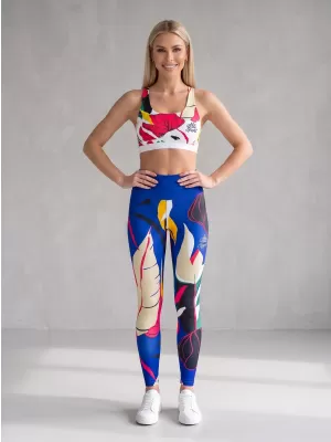 Lange Premium-Funktionsleggings für Damen ALTISPORT VOJ/ALW042LEG01 BLAU