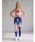 Lange Premium-Funktionsleggings für Damen ALTISPORT VOJ/ALW042LEG01 BLAU