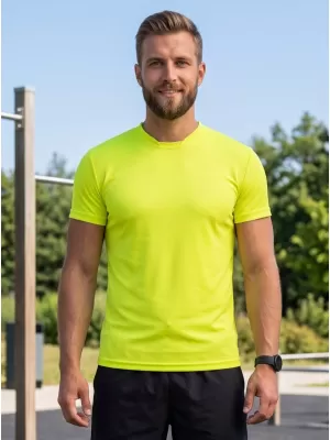 Funktions-T-Shirt für Herren ALTISPORT NoPrint NP/ALM421 NEON GELB