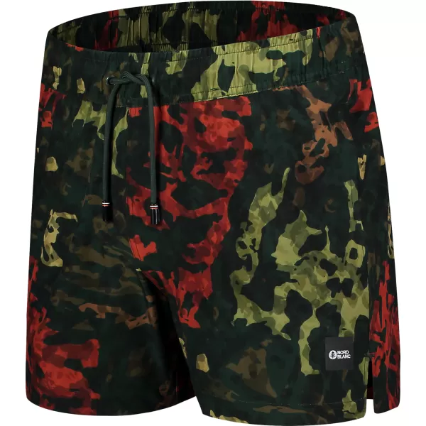  Badeshorts für Herren NORDBLANC RAINFOREST NBSPM8019 ARMEEGRÜN 