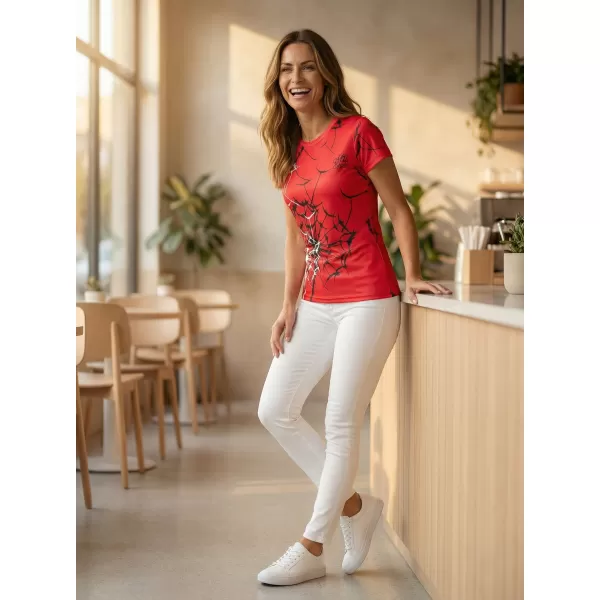  Hochwertiges Funktions-T-Shirt für Damen ALTISPORT VOJ/ALW035TR01 SCHWARZ ROSA 