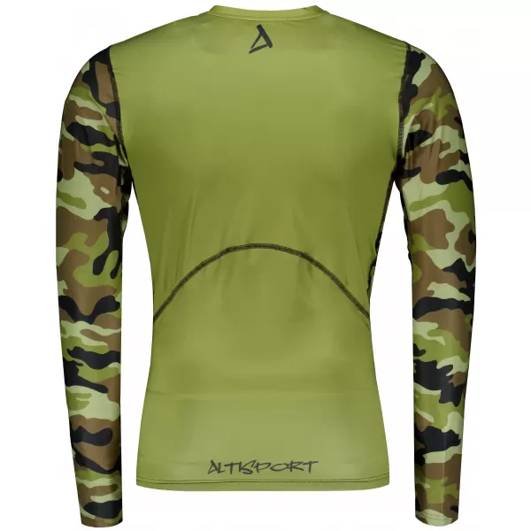  Funktionelle Kompression von Männern t -Shirt Premium ALTISPORT VOJ/ALM038TR03 GRÜN/KHAKI 