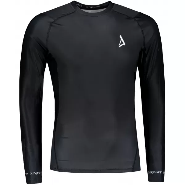  Hochwertiges funktionelles Kompressions-T-Shirt für Herren ALTISPORT VOJ/ALM000TR03 SCHWARZ 