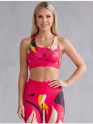 Premium-Sport-BH für Damen ALTISPORT VOJ/ALW042POD01 ROSA