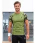 Hochwertiges Funktions-Kompressions-T-Shirt mit kurzen Ärmeln für Herren ALTISPORT VOJ/ALM038TR04 GRÜN/KHAKI