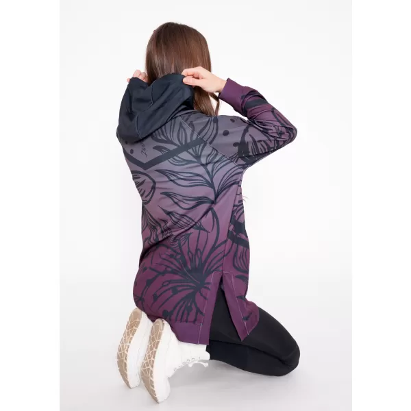  Hochwertiges Funktions-Sweatshirt für Damen ALTISPORT VOJ/ALW045MI03 LILA/SCHWARZ 