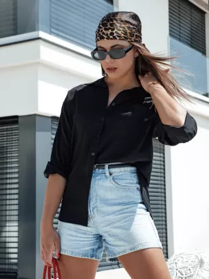 Hemd DSTREET ELEGANZZA DY0437 SCHWARZ