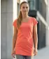Langes T-Shirt für Damen ALTISPORT NoPrint NP/ALW321 KORALLE