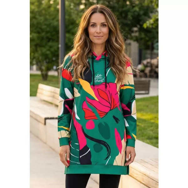  Hochwertiges Funktions-Sweatshirt für Damen ALTISPORT VOJ/ALW042MI03 GRÜN 