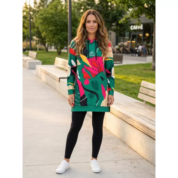  Hochwertiges Funktions-Sweatshirt für Damen ALTISPORT VOJ/ALW042MI03 GRÜN 