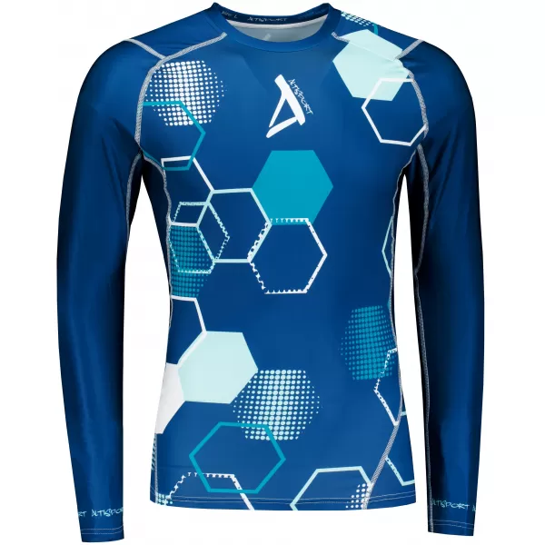  Hochwertiges funktionelles Kompressions-T-Shirt für Herren ALTISPORT VOJ/ALM037TR03 NAVY BLAU 