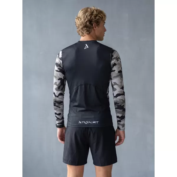  Funktionelle Kompression von Männern t -Shirt Premium ALTISPORT VOJ/ALM038TR03 GRAU 
