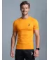 Hochwertiges Funktions-Kompressions-T-Shirt mit kurzen Ärmeln für Herren ALTISPORT VOJ/ALM000TR04 ORANGE