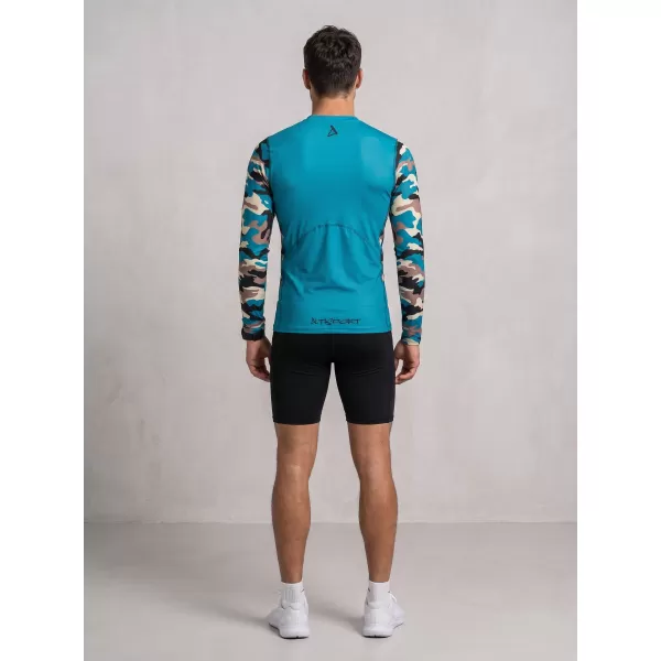  Funktionelle Kompression von Männern t -Shirt Premium ALTISPORT VOJ/ALM038TR03 KEROSIN/BROWN 
