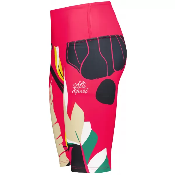  Hochwertige Damen-Funktionsleggings oberhalb des Knies ALTISPORT VOJ/ALW042LEG02 ROSA 