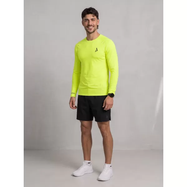  Hochwertiges funktionelles Kompressions-T-Shirt für Herren ALTISPORT VOJ/ALM000TR03 NEON GELB 