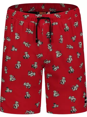 Badeshorts für Herren NORDBLANC ATLANTIC NBSPM8020 ROT