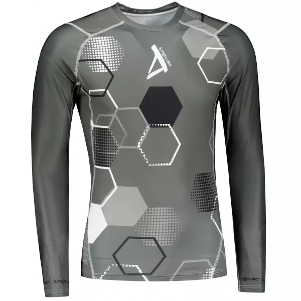  Hochwertiges funktionelles Kompressions-T-Shirt für Herren ALTISPORT VOJ/ALM037TR03 GRAU 