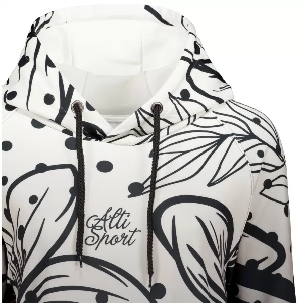  Hochwertiges Funktions-Sweatshirt für Damen ALTISPORT VOJ/ALW045MI03 SCHWARZ UND WEIß 