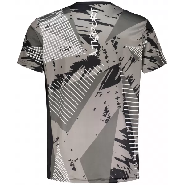  Funktionelles Premium-T-Shirt für Herren ALTISPORT VOJ/ALM044TR01 SCHWARZ UND WEIß 