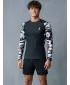 Funktionelle Kompression von Männern t -Shirt Premium ALTISPORT VOJ/ALM038TR03 SCHWARZ UND WEIß