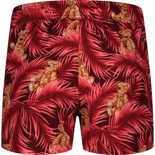  Badeshorts für Herren NORDBLANC RAINFOREST NBSPM8019 ROT 