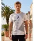 Funktionelles Premium-T-Shirt für Herren ALTISPORT VOJ/ALM044TR01 WEIß