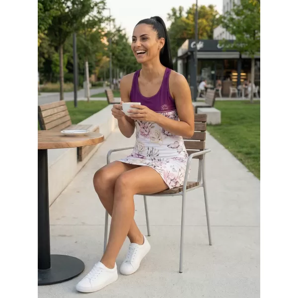  Funktionswestenkleid für Damen ALTISPORT VOJ/ALW008SAT01 BURGUND 