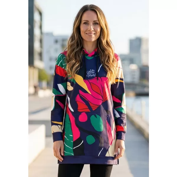  Hochwertiges Funktions-Sweatshirt für Damen ALTISPORT VOJ/ALW042MI03 DUNKELBLAU 