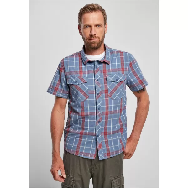  Hemd BRANDIT ROADSTAR BD4012 ROT/BLAU 