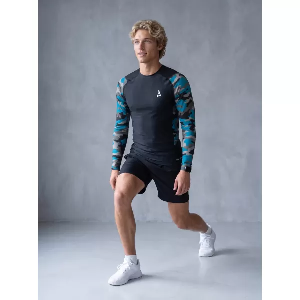  Funktionelle Kompression von Männern t -Shirt Premium ALTISPORT VOJ/ALM038TR03 KEROSIN/SCHWARZ 