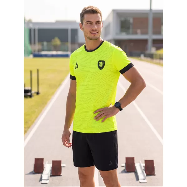  Funktionelles Premium-T-Shirt für Herren ALTISPORT VOJ/ALM040TR01 NEON GELB 