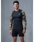 Funktionelle Kompression von Männern t -Shirt Premium ALTISPORT VOJ/ALM038TR03 SCHWARZ -GREEN