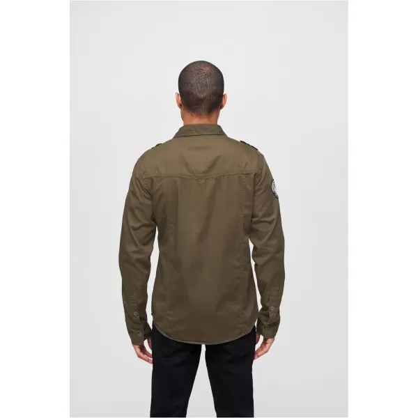  Hemd BRANDIT LUIS VINTAGE BD4023 OLIVE 