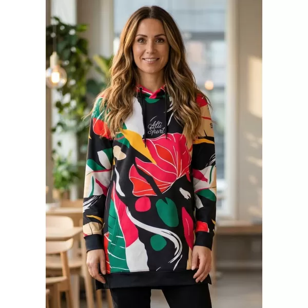  Hochwertiges Funktions-Sweatshirt für Damen ALTISPORT VOJ/ALW042MI03 SCHWARZ 