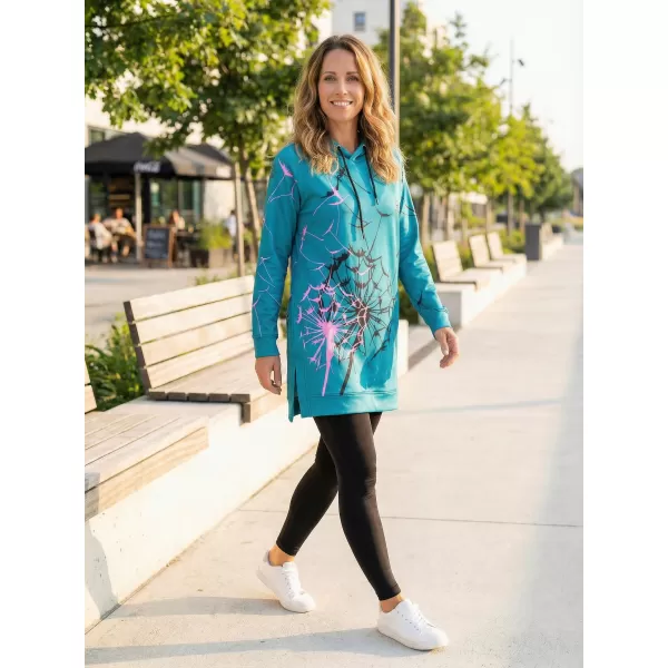  Hochwertiges Funktions-Sweatshirt für Damen ALTISPORT VOJ/ALW035MI03 SMARAGD 