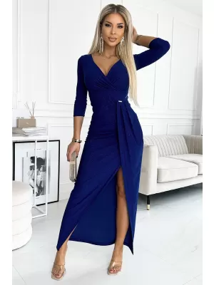 Kleid NUMOCO A404-8 BLAU