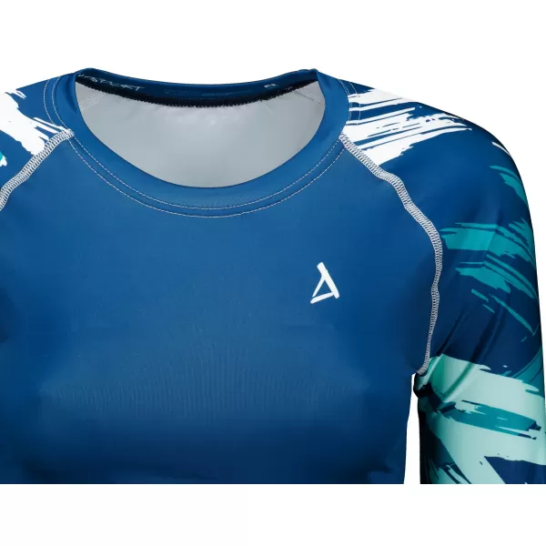  Hochwertiges Funktions-Crop-Top mit langen Ärmeln für Damen ALTISPORT VOJ/ALW039TR04 GEWOHNHEITEN 