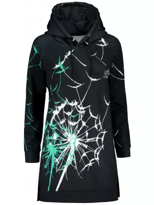 Hochwertiges Funktions-Sweatshirt für Damen ALTISPORT VOJ/ALW035MI03 SCHWARZ/TÜRKIS