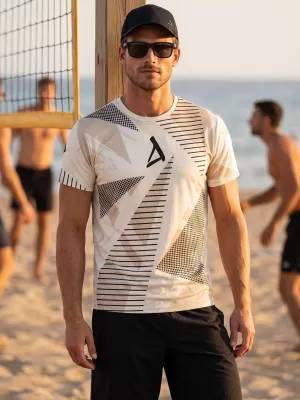Funktionelles Premium-T-Shirt für Herren ALTISPORT VOJ/ALM044TR01 BRAUN