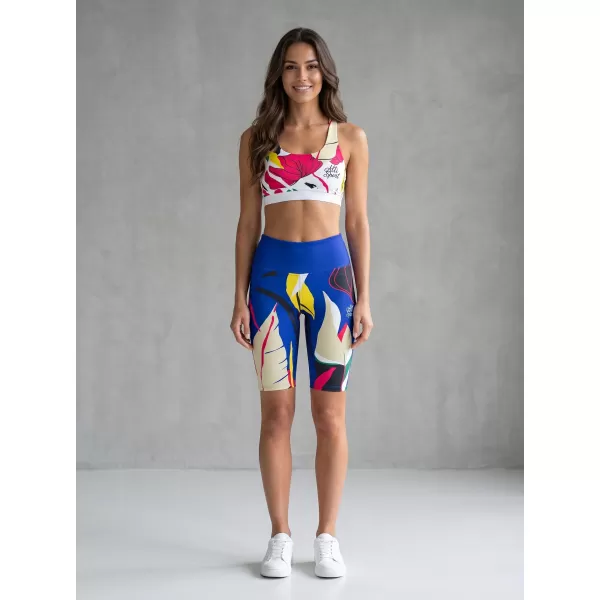  Hochwertige Damen-Funktionsleggings oberhalb des Knies ALTISPORT VOJ/ALW042LEG02 BLAU 