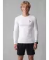 Hochwertiges funktionelles Kompressions-T-Shirt für Herren ALTISPORT VOJ/ALM000TR03 WEIß