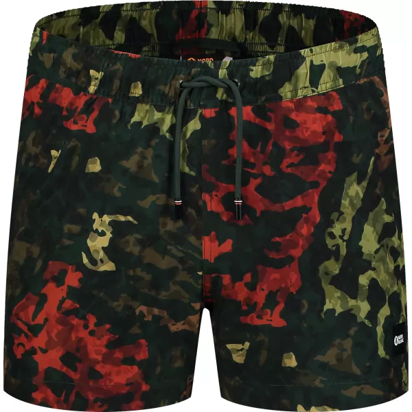  Badeshorts für Herren NORDBLANC RAINFOREST NBSPM8019 ARMEEGRÜN 