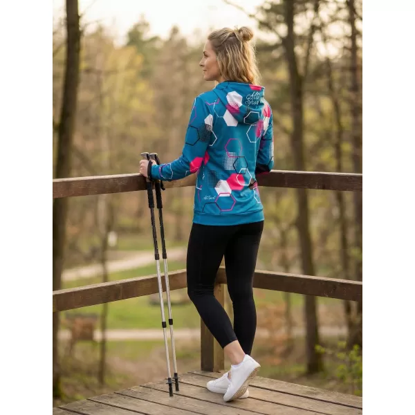  Hochwertiges Funktions-Sweatshirt für Damen ALTISPORT VOJ/ALW037MI01 KEROSIN/ROSA 