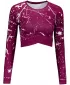 Hochwertiges Funktions-Crop-Top mit langen Ärmeln für Damen ALTISPORT VOJ/ALW034TR04 FUCHSIE