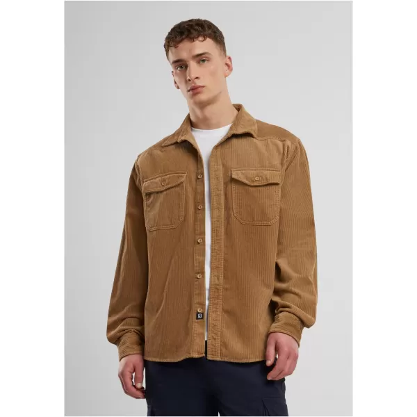  Hemd BRANDIT CORDUROY CLASSIC BD4035 KAMEL 