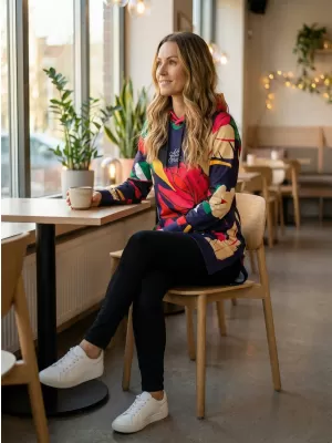 Hochwertiges Funktions-Sweatshirt für Damen ALTISPORT VOJ/ALW042MI03 DUNKELBLAU